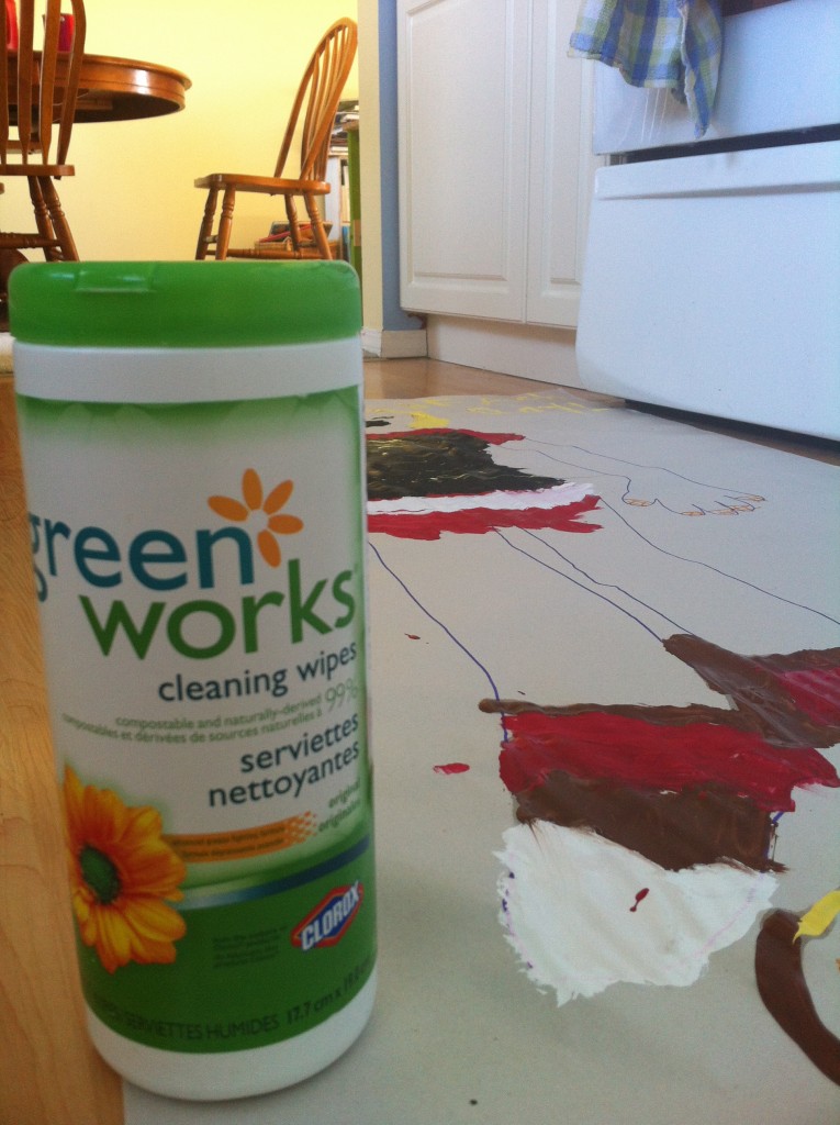 Easy Clean Up with Green Works #gloriousmesses