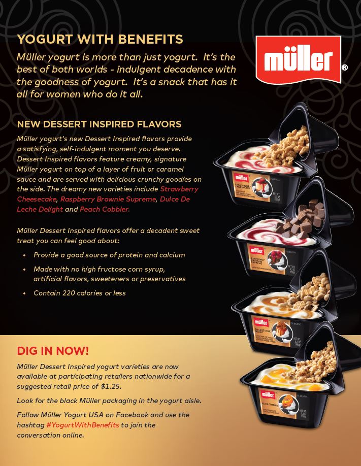 Muller Dessert Inspired Varieties Fact Sheet